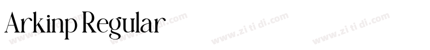 Arkinp Regular字体转换 Arkinp Regular字体转换